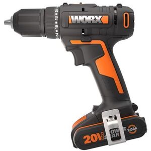 WORX 45 Nm WX108 20V/2x2Ah akkus fúró kép