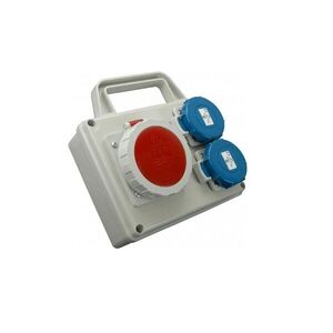 SEZ-CZ Praktik Elosztódoboz, IP67, 1×3243, 2×230 V, tartóval kép