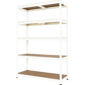 Kovona FUTUR PLUS könyvespolc 1800 x 1200 x 450 mm-es, fehér kép