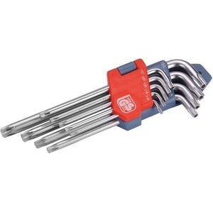 EXTOL PREMIUM 6601 L-csavarkulcsok TORX, 10-50 kép