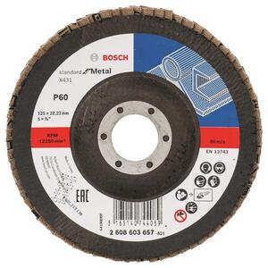 BOSCH 2608603657 X431 Standard for Metal lamellás csiszolókorong kép
