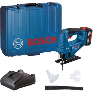 BOSCH Professional GST 183-LI akkumulátoros szúrófűrész, T 111 C fűrészlap, 0.601.5B7.022 (kofferrel, 1× 4 Ah) kép
