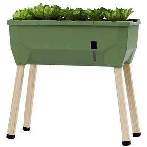 Gusta Garden SAMMY SALAD önitató ültetőedény fedél nélkül, sötétzöld kép