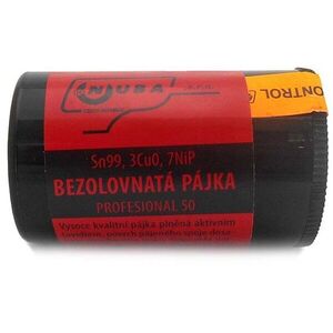 NUBA ólommentes forrasztó ón Sn99, 3Cu0, 7NiP, átmérő1, 5 mm - 50 g kép