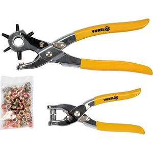 VOREL bőrlyukasztó fogó készlet kép