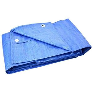 GEKO Vízhatlan takaróponyva, PP/PE, 75 g/m2, kék, 15×16 m kép