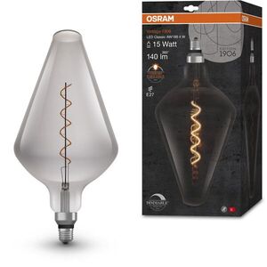 OSRAM Dimmelhető LED izzó, füstös, E27, 4 W, VINTAGE CONE, meleg fehér kép