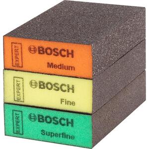BOSCH EXPERT 2608901175 S471 standard csiszolóhasáb, 69 × 97 × 26 mm, M, F, SF, 3 db kép