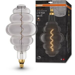 OSRAM Dimmelhető LED izzó, füstös, E27, 4, 8 W, VINTAGE 1906, meleg fehér kép