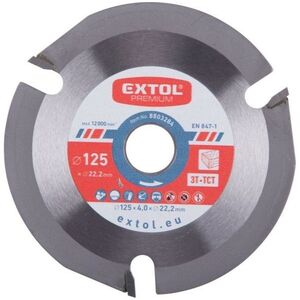 EXTOL PREMIUM vágó/fúró korong SK betétekkel 8803284 kép