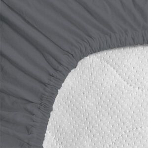 Kaptan Jersey lepedő STANDARD 90 × 200 cm, sötétszürke kép