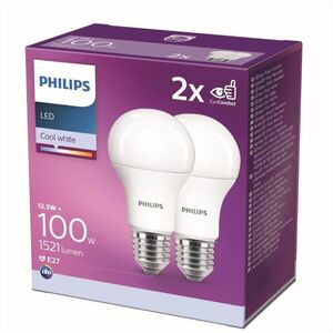 Philips LED 12, 5-100W, E27 4000K, 2 db kép