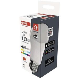 EMOS Okos LED izzó GoSmart A60 E27 11 W (75 W) 1050 lm RGB dimmelhető WiFi kép