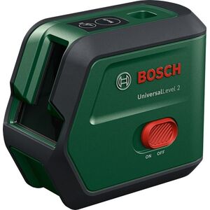 BOSCH UniversalLevel 2 akkumulátoros keresztlézer, állvány, 0.603.663.FZ1 (2× AA) kép