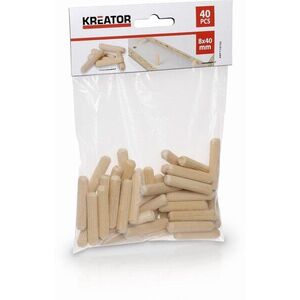 KREATOR KRT110102 - 8 x 40 mm-es fatipli (40 darab) kép