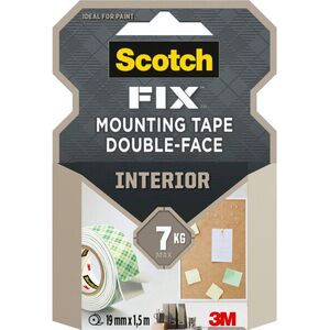 3M™ Scotch® kétoldalú rögzítőszalag belső térbe, 19 mm × 1, 5 m kép