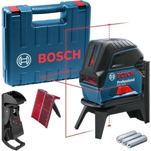BOSCH Professional GCL 2-15 akkumulátoros keresztlézer RM1 és BM3 tartóval, 0.601.066.E02 (kofferrel, 3× AA) kép