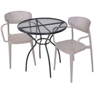 ROJAPLAST ZWMT-06 + AIRE ARMCHAIR kerti bútor szett, 1 asztal + 2 szék kép