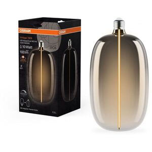 OSRAM LED izzó, füstös, E27, 4, 8 W, VINTAGE ELIPSE/ OVAL, meleg fehér kép