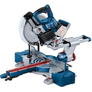 BOSCH Professional GCM 18V-254D akkumulátoros gérvágó fűrész, fűrészlap, 2 db munkadarab alátámasztó, 0.601.B51.100 (akkumulátor nélkül) kép