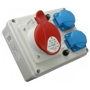 SEZ-CZ Mini Praktik, IP 54, 2×230 V, 1×3253, konnektoros kapcsolótábla kép