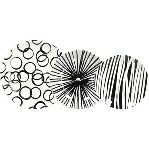 Andrea Fontebasso OPTICAL BLACK étkészlet, 18 részes kép