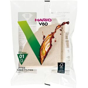 Hario papírfilter V60-01, nem fehérített, 100 darab kép