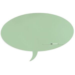 ROCADA Skin Shape Talk 6441-6019, keretmentes, gondolatbuborék forma, 150 x 100 cm - RAL 6019 pasztell zöld kép