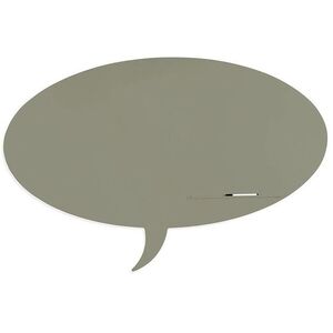 ROCADA Skin Shape Talk 6441-7030, keretmentes, gondolatbuborék forma, 150 x 100 cm - RAL 7030 kőszürke kép
