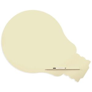 ROCADA Skin Shape Idea 6460-1013, keretmentes, izzó forma, 115 x 75 cm - RAL 1013 osztrigafehér kép