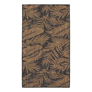 Fekete-barna kültéri-beltéri szőnyeg 60x100 cm Mira 1451 – Ayyildiz Carpets kép