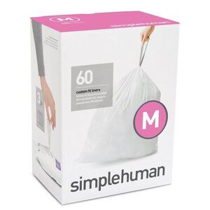 Összehúzható szemeteszsák készlet 60 db-os 45 l M – simplehuman kép