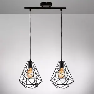 Lámpa Smerek 2695/Z-B-2 Fekete LW2 kép