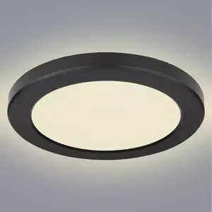 Mennyezet 12379-18B LED 18W D22 Fekete PL1 kép