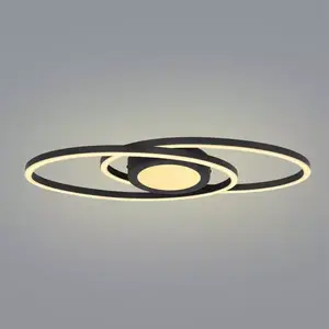 Lámpa LED 67239-24B 57X23 3000K Fekete kép