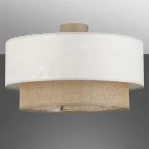Lámpa DUO 11752 MINI JUTA LINEN 1XE27 kép