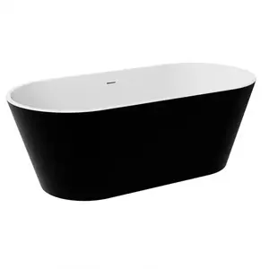Szabadon álló kád Deeva B&W 170/80 + szifon zlatý kép