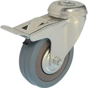 Forgó kerék 75mm/50kg, centrál nyílás, szürke gumi kép