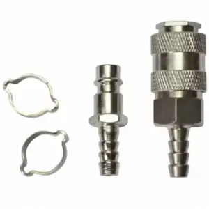 Tömlővégek Ø 8x13mm szorítókkal kép