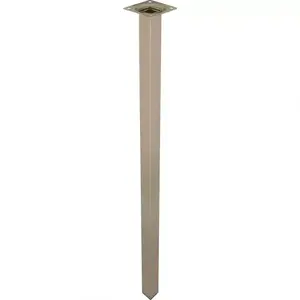 Bútorláb szögletes 70 cm inox kép