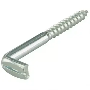 Önfúró csavarok galvanizált L kampóval. 100x5, 8mm kép