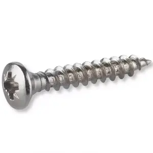 Csavarok kerek fejjel nikkelezve 3, 5x16mm kép