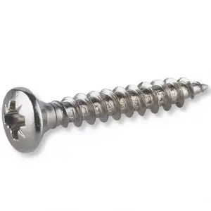 Csavarok kerek fejjel nikkelezve 4, 0x30mm kép