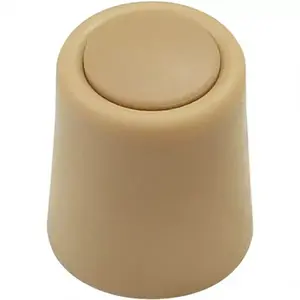 Ajtó lökhárító 27x30mm bézs átfedéssel kép
