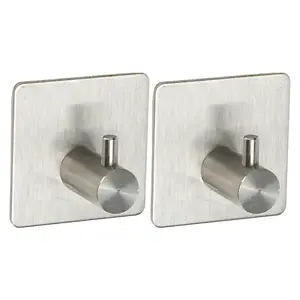 Horog fém ezüst 2 db BST0029AA-A kép