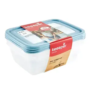 3 edényes készlet Egyenes. Kék címkével 20, 5x15, 5x6, 5 1, 25l kép