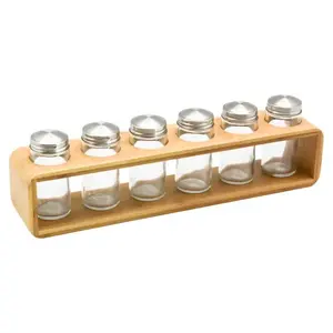 Bambusz fűszertartó 37.5*7.5*11 g18-x049 kép