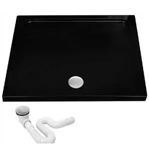 Négyzet alakú zuhanytálca Savoy Rea K4804 black 80x80 kép