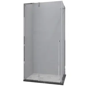 Zuhanykabin négyzet Bravo 90x90x195 króm kép