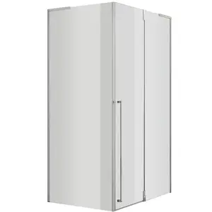 Zuhanykabin Bravo 100x80x195 króm kép